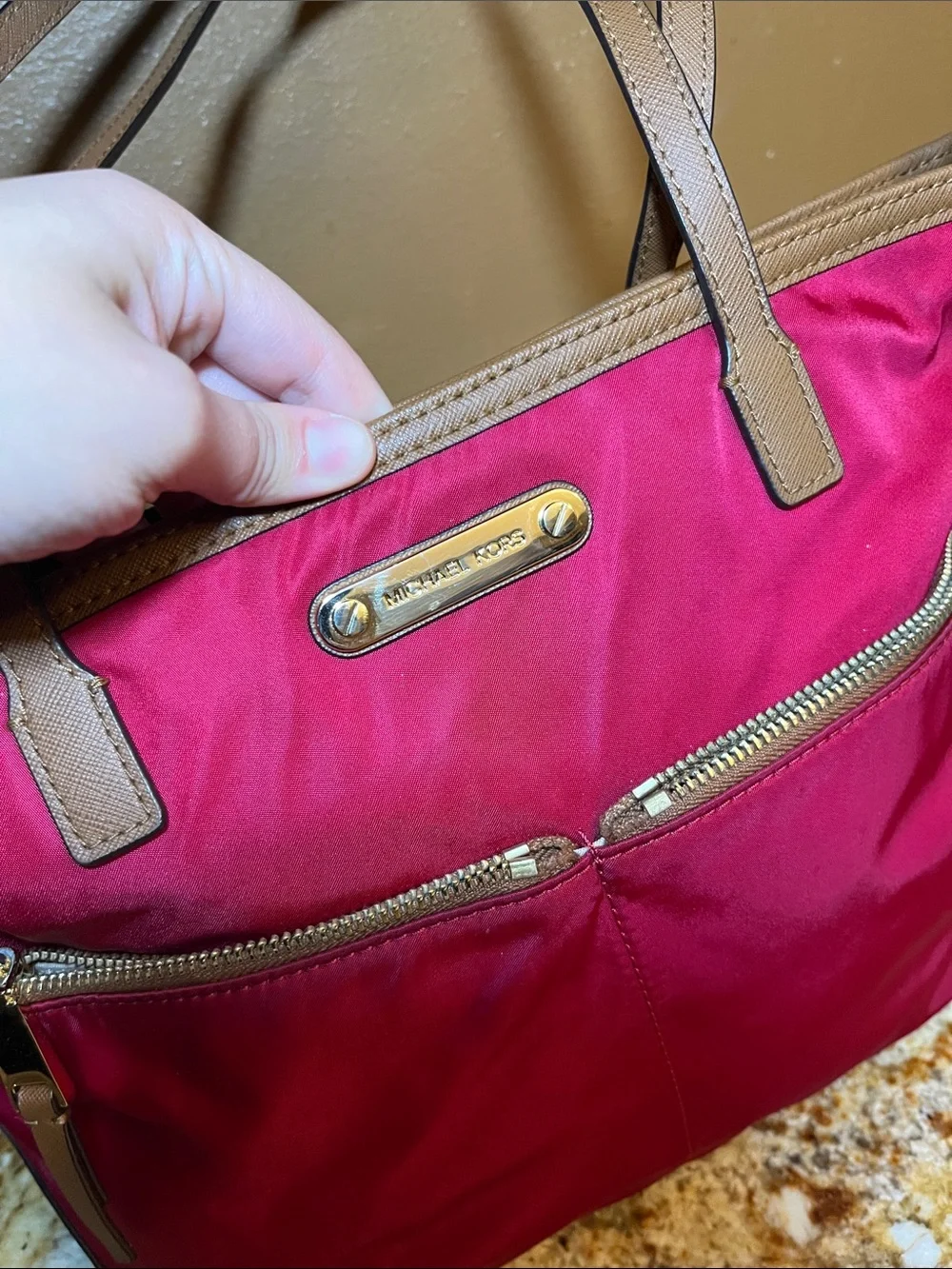 Michael Kors Nylon Hand Bag - Picture 2 of 8